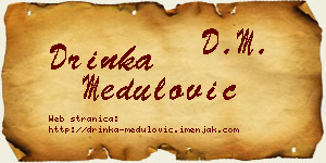 Drinka Medulović vizit kartica